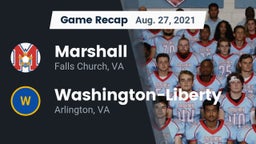 Recap: Marshall  vs. Washington-Liberty  2021