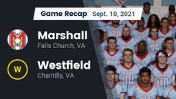 Recap: Marshall  vs. Westfield  2021