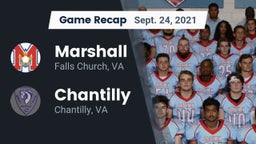 Recap: Marshall  vs. Chantilly  2021