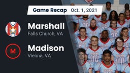 Recap: Marshall  vs. Madison  2021