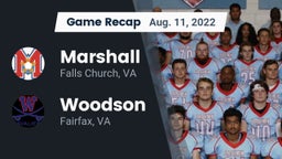 Recap: Marshall  vs. Woodson  2022