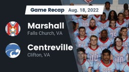 Recap: Marshall  vs. Centreville  2022