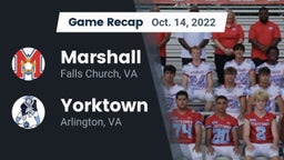 Recap: Marshall  vs. Yorktown  2022