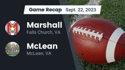 Recap: Marshall  vs. McLean  2023