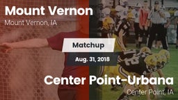 Matchup: Mount Vernon High vs. Center Point-Urbana  2018