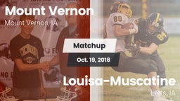 Matchup: Mount Vernon High vs. Louisa-Muscatine  2018