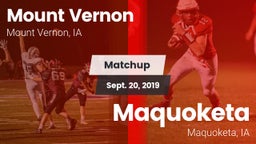 Matchup: Mount Vernon High vs. Maquoketa  2019