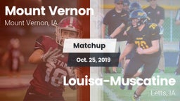 Matchup: Mount Vernon High vs. Louisa-Muscatine  2019