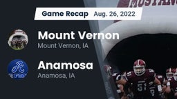 Recap: Mount Vernon  vs. Anamosa  2022