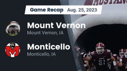 Recap: Mount Vernon  vs. Monticello  2023