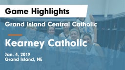 Grand Island Central Catholic vs Kearney Catholic  Game Highlights - Jan. 4, 2019