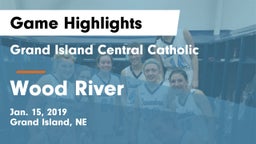 Grand Island Central Catholic vs Wood River  Game Highlights - Jan. 15, 2019