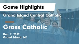 Grand Island Central Catholic vs Gross Catholic  Game Highlights - Dec. 7, 2019
