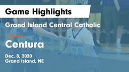 Grand Island Central Catholic vs Centura  Game Highlights - Dec. 8, 2020