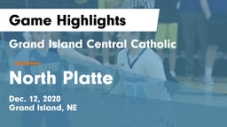 Grand Island Central Catholic vs North Platte  Game Highlights - Dec. 12, 2020