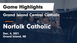 Grand Island Central Catholic vs Norfolk Catholic  Game Highlights - Dec. 4, 2021