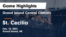 Grand Island Central Catholic vs St. Cecilia  Game Highlights - Feb. 10, 2022
