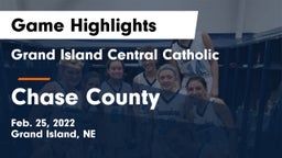 Grand Island Central Catholic vs Chase County  Game Highlights - Feb. 25, 2022