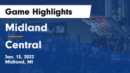 Midland  vs Central  Game Highlights - Jan. 13, 2022
