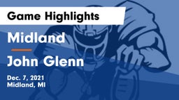 Midland  vs John Glenn  Game Highlights - Dec. 7, 2021