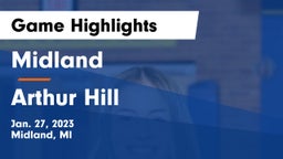 Midland  vs Arthur Hill  Game Highlights - Jan. 27, 2023