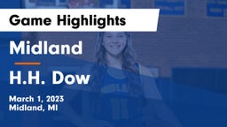 Midland  vs H.H. Dow  Game Highlights - March 1, 2023