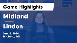 Midland  vs Linden  Game Highlights - Jan. 5, 2024