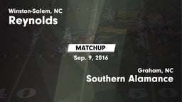 Matchup: Reynolds  vs. Southern Alamance  2016