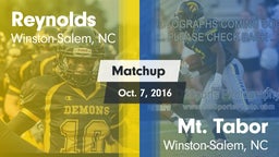 Matchup: Reynolds  vs. Mt. Tabor  2016