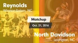 Matchup: Reynolds  vs. North Davidson  2016