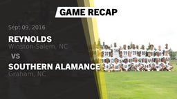 Recap: Reynolds  vs. Southern Alamance  2016