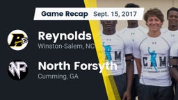 Recap: Reynolds  vs. North Forsyth  2017