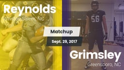 Matchup: Reynolds  vs. Grimsley  2017