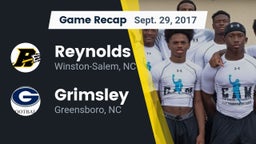 Recap: Reynolds  vs. Grimsley  2017