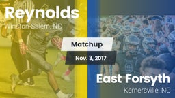 Matchup: Reynolds  vs. East Forsyth  2017