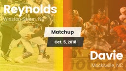 Matchup: Reynolds  vs. Davie  2018