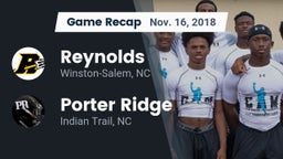 Recap: Reynolds  vs. Porter Ridge  2018
