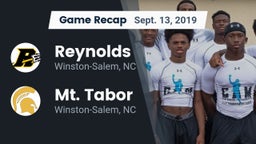 Recap: Reynolds  vs. Mt. Tabor  2019
