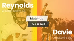 Matchup: Reynolds  vs. Davie  2019