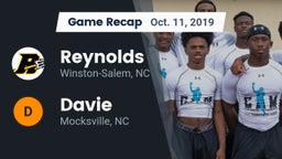 Recap: Reynolds  vs. Davie  2019