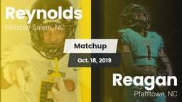 Matchup: Reynolds  vs. Reagan  2019