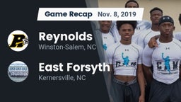 Recap: Reynolds  vs. East Forsyth  2019