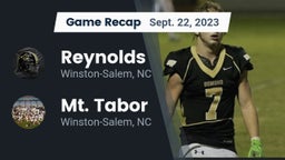 Recap: Reynolds  vs. Mt. Tabor  2023