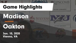 Madison  vs Oakton  Game Highlights - Jan. 10, 2020