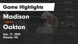 Madison  vs Oakton  Game Highlights - Jan. 17, 2023