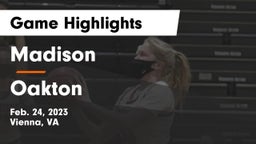 Madison  vs Oakton  Game Highlights - Feb. 24, 2023
