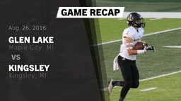 Recap: Glen Lake  vs. Kingsley  2016