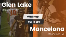 Matchup: Glen Lake High vs. Mancelona  2016