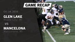 Recap: Glen Lake  vs. Mancelona  2016