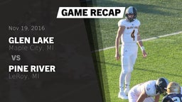 Recap: Glen Lake  vs. Pine River  2016